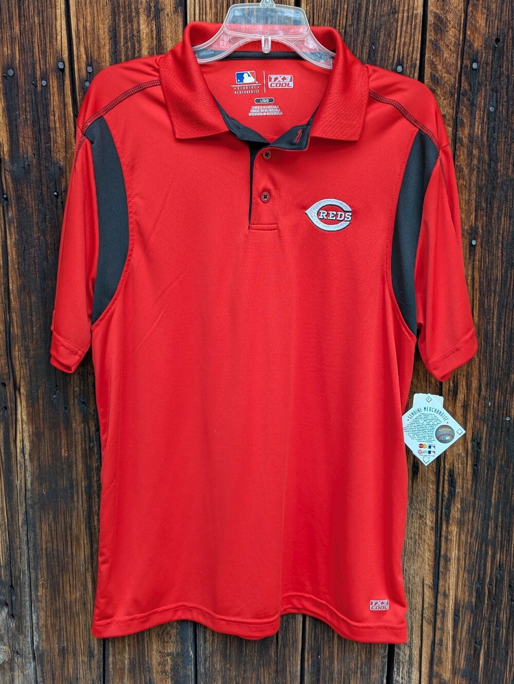 Cincinnati Reds Polo Shirt Men's Size Large NWT
